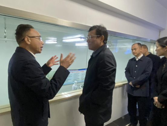 華學健市長蒞臨天香生物考察調研